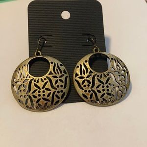 Brass earrings